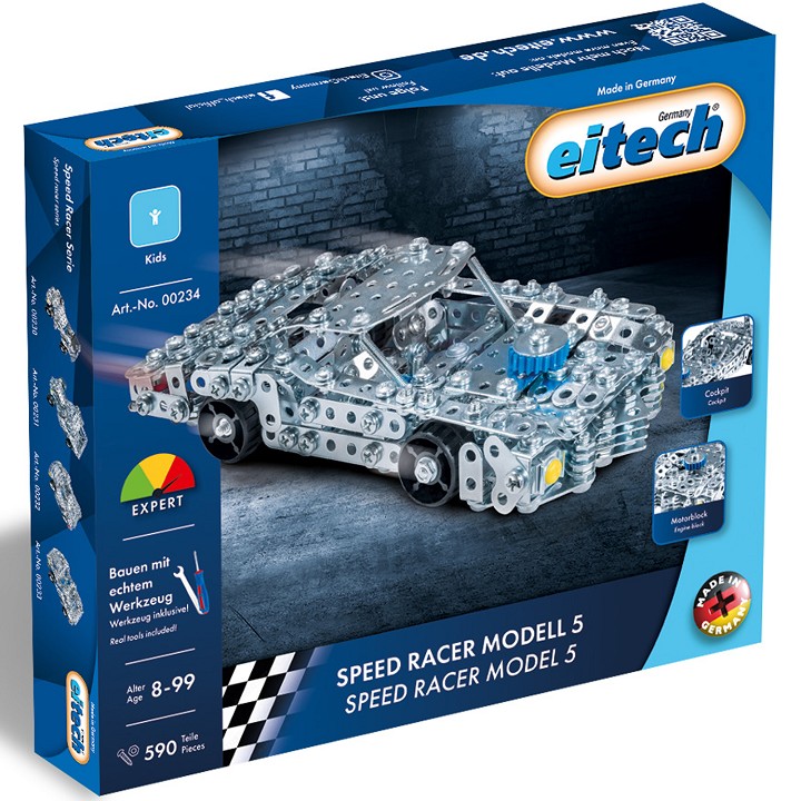Constructie set - race model V - 590 onderdelen